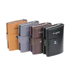Men’s RFID Blocking Wallet – Leather & Aluminum Credit Card Holder
