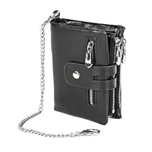 Unisex Genuine Leather Wallet – Personalized Short Coin & Card Holder with Zipper