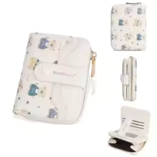 Women’s Cute Cartoon Bear Wallet – Short Coin Purse & Card Holder Clutch