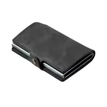 CASEKEY Men's Slim Wallet – Premium Leather Pop-Up Card Holder with RFID.