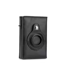 Anti-Theft Men’s Smart Wallet – RFID Blocking Slim Carbon Fiber with AirTag Holder