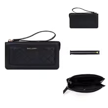 Lady’s Long Zipper Wallet – Large Capacity Multi-Card Leather Clutch, Phone & Coin Holder