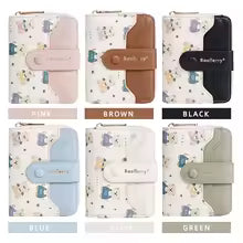 Women’s Cute Cartoon Bear Wallet – Short Coin Purse & Card Holder Clutch