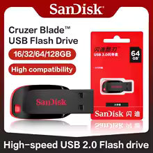 SanDisk Cruzer Blade USB 2.0 – Reliable, Compact, and Secure