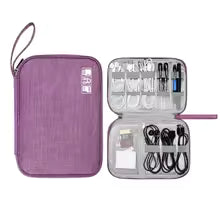 Waterproof Electronics Organizer Travel Bag – Keep Gadgets Safe!