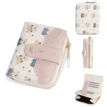 Women’s Cute Cartoon Bear Wallet – Short Coin Purse & Card Holder Clutch
