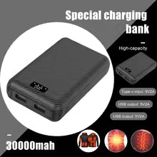 Powerbank 40000mAh Portable Heating Mobile Power Supply for Heating Vest Jacket Gloves Electric Heating Equipment DC Power Bank Bratia Tools