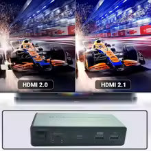 8K HDMI 2.1 KVM Switch Dual Monitor HDMI 2.1+HDMI 2.1 KVM Switch 2X2 or HDMI 2.1+DisplayPort 1.4 KVM Switch Extended Display Bratia Tools