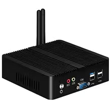 Helorpc Fanless Industrial Mini PC with Celeron N2840/N2930/J1900/J2900 Support Windows10 2xGigabit Ethernet 4xUSB WIFI Computer Bratia Tools