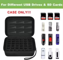 USB Flash Drive & Memory Card Organizer – Compact & Travel-Friendly