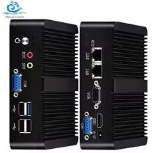 Helorpc Fanless Industrial Mini PC with Celeron N2840/N2930/J1900/J2900 Support Windows10 2xGigabit Ethernet 4xUSB WIFI Computer Bratia Tools