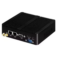Helorpc Fanless Industrial Mini PC with Celeron N2840/N2930/J1900/J2900 Support Windows10 2xGigabit Ethernet 4xUSB WIFI Computer Bratia Tools