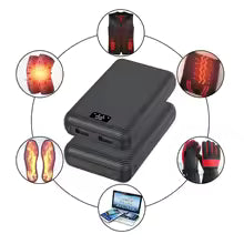 Powerbank 40000mAh Portable Heating Mobile Power Supply for Heating Vest Jacket Gloves Electric Heating Equipment DC Power Bank Bratia Tools