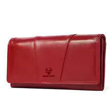 Fashionable Women’s Long Wallet – Genuine Leather Clutch with Phone Pocket & RFID Protection