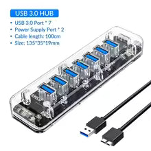 ORICO Usb Hub HUB 3.0 4-Port Splitter USB HUB Adapter Expansion Dock Ultra-Slim OTG Adapter for Macbook Pro Bratia Tools