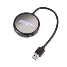 EQP 4-Port USB 3.0 Hub | High-Speed Splitter for Laptop, Desktop & PC Accessories