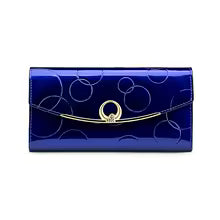Women’s Long Leather Wallet – Luxury Designer Purse with Cell Phone Pocket & RFID Protection