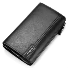 Business Casual Men’s Clutch Wallet – Stylish & Spacious